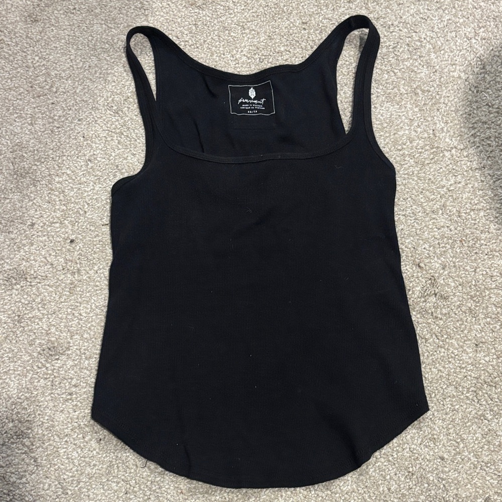 FP Movement Black Women's Ribbed Tank Top